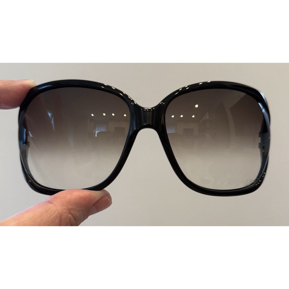 Christian Dior Madrague Black Sunglasses Gradient Lenses Frame Replacement Parts